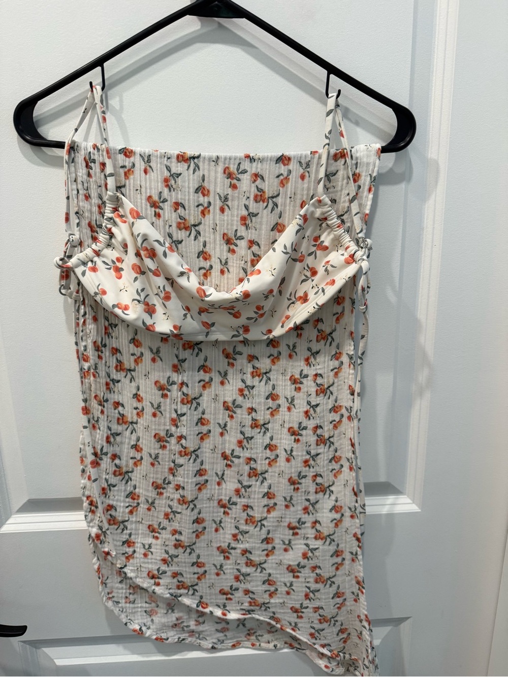 Abercrombie Peach Print Sarong and Bikini top